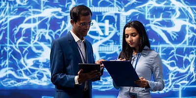 Com a consolidação da Inteligência Artificial como base das operações,o marketing caminha para uma fase mais preditiva, integrada e orientada por desempenho. (Créditos: Envato)