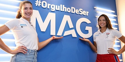   Atletas conheceram as instalações da empresa nesta quarta (1°). Crédito: Divulgação/MAG