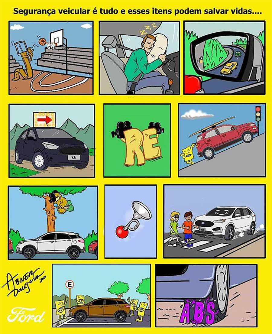S&eacute;rie Desafios Ford traz teste sobre seguran&ccedil;a veicular