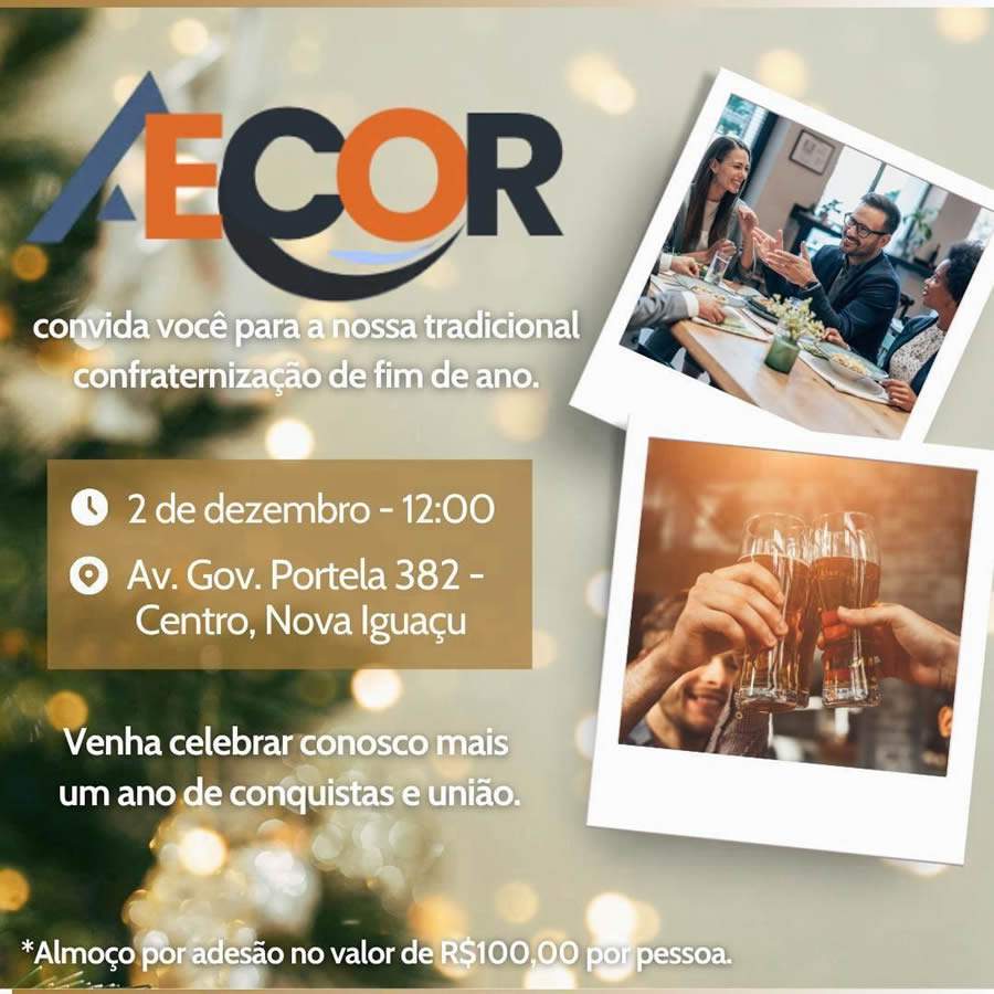 AECOR-RJ promove almoço de confraternização para associados