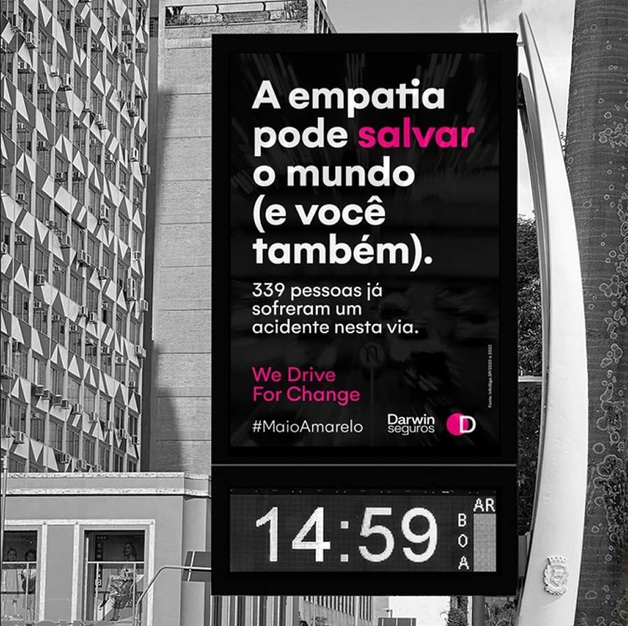 Maio Amarelo: Darwin Seguros usa dados para promover conscientiza&ccedil;&atilde;o e empatia no tr&acirc;nsito