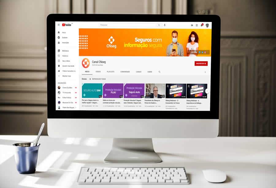 Conhe&ccedil;a o novo canal da CNseg no YouTube