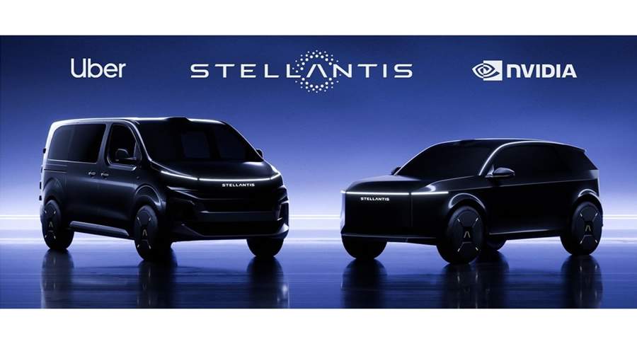 Stellantis avança em sua estratégia global de robotáxis com nova parceria com NVIDIA, Uber e Foxconn