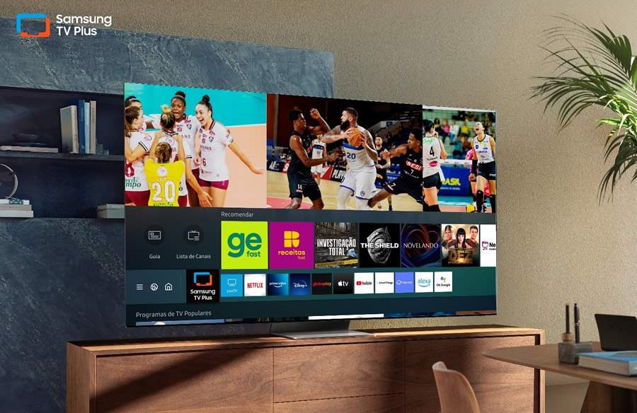 Samsung TV Plus amplia oferta de Entretenimento para f&atilde;s de Esportes e Culin&aacute;ria e anuncia dois Canais Globo na Plataforma