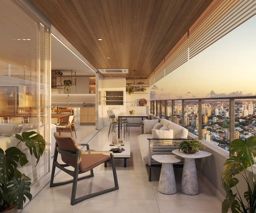 Varanda Gourmet El Retiro - Imagem de perspectiva