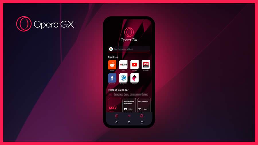 Opera anuncia lan&ccedil;amento do Opera GX Mobile - o primeiro navegador m&oacute;vel do mundo - Divulga&ccedil;&atilde;o