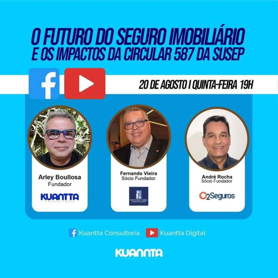 Kuantta Digital promove transmiss&atilde;o sobre o futuro do seguro imobili&aacute;rio