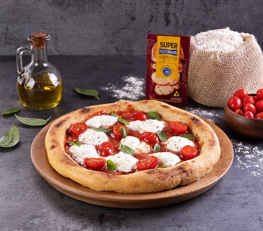 Faça uma pizza para o seu pai em casa