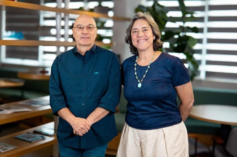 Helder Molina, CEO e chairman do Grupo MAG, e Carla Tieppo, conselheira consultiva do Grupo MAG