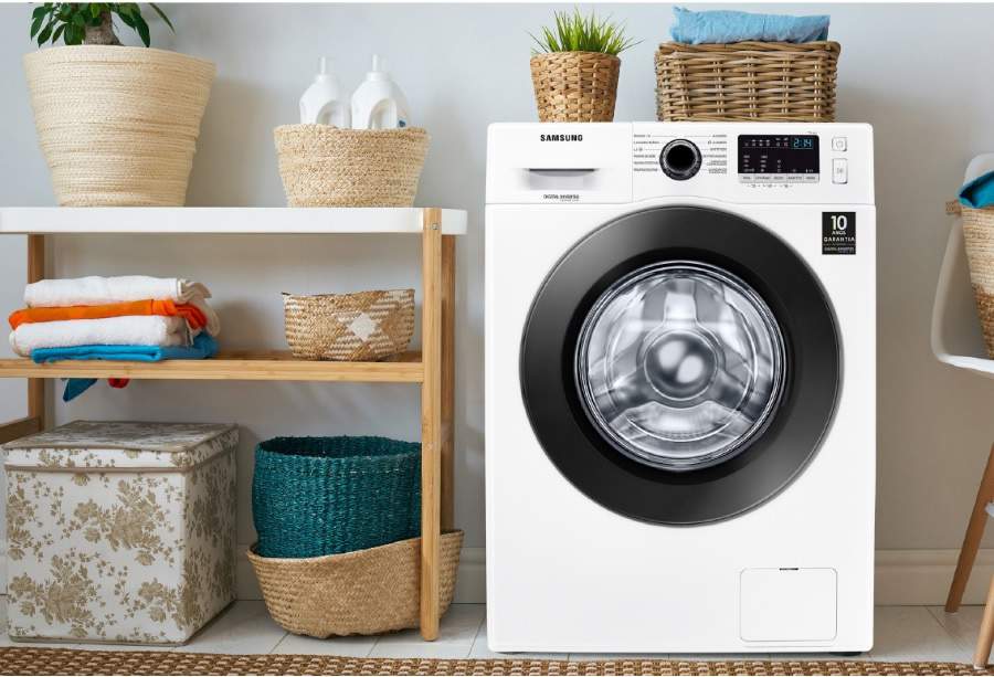 Nova lavadora da Samsung proporciona lavagem eficiente e econ&ocirc;mica