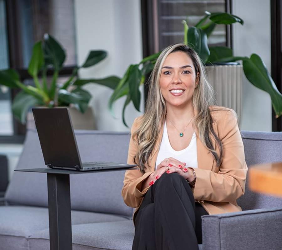 Foto: Bruna Garcia, fundadora da Megaluzz