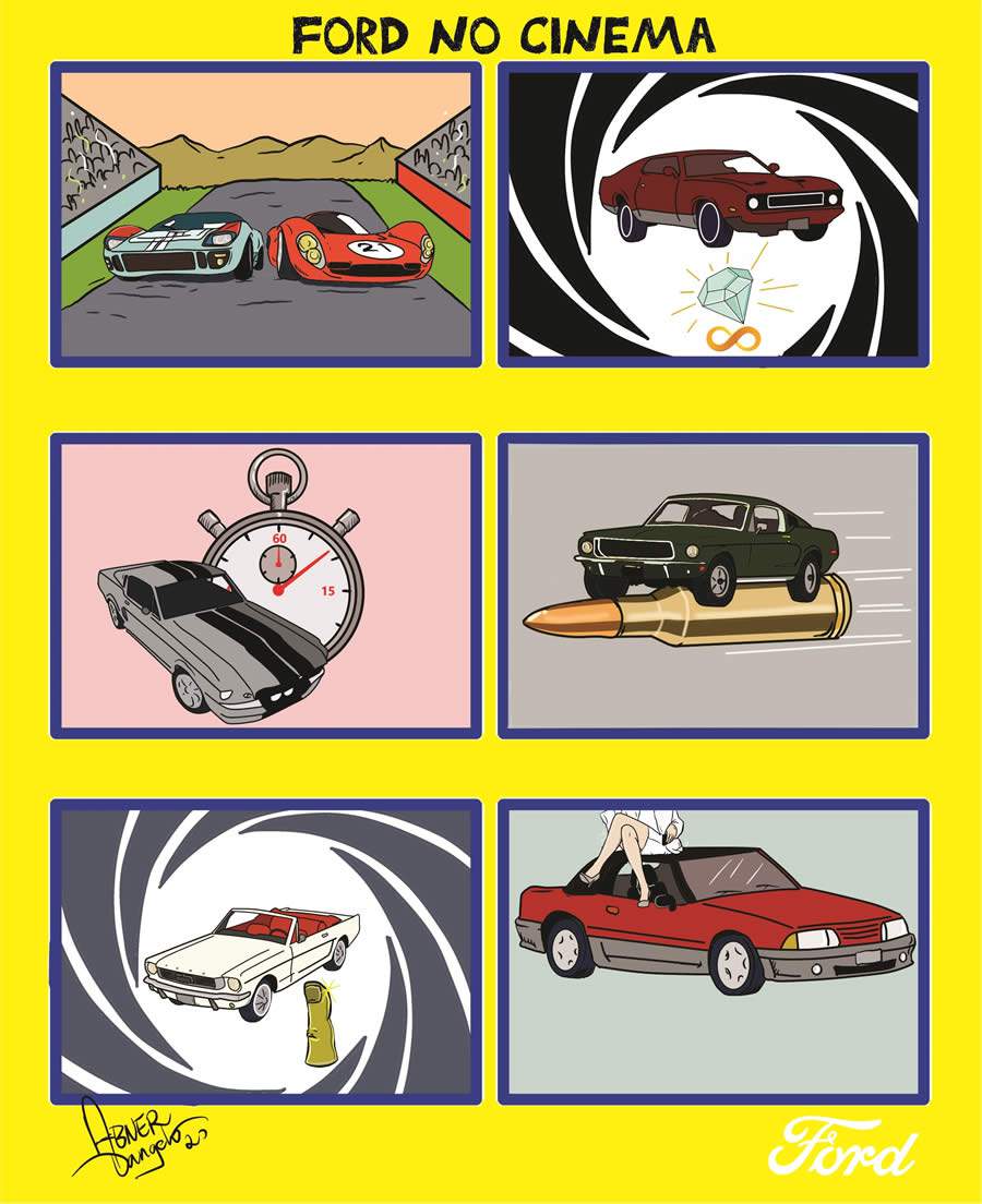 Desafios Ford: carros que estrelaram cl&aacute;ssicos do cinema