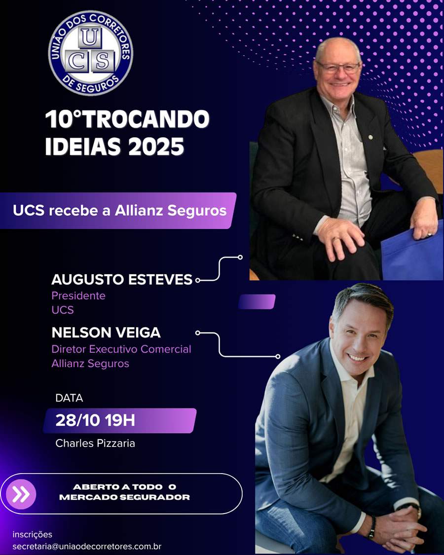 UCS recebe Allianz Seguros no 10º Trocando Ideias