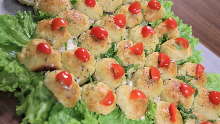 Pãozinho natalino de arroz e ervas - Ruston Alimentos