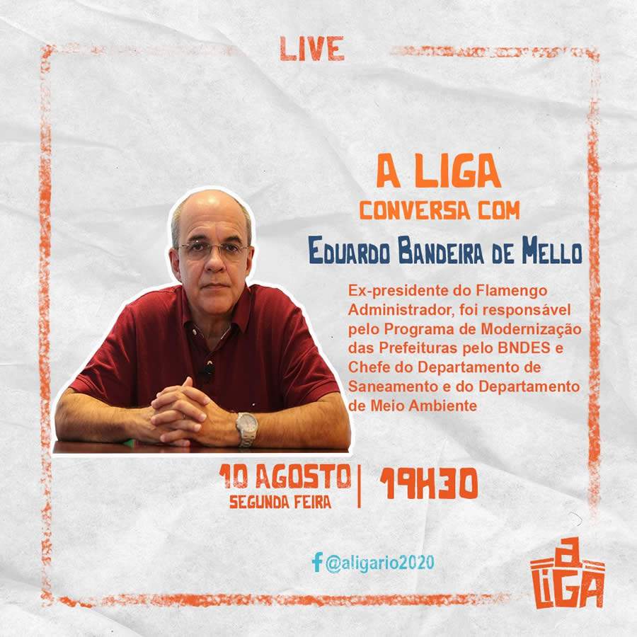 Coletivo ‘A Liga’ promove debate aberto com Eduardo Bandeira de Mello