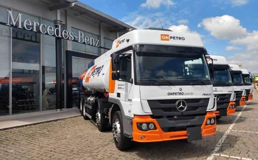 ON PETRO compra caminh&otilde;es Mercedes-Benz para 100% de sua frota