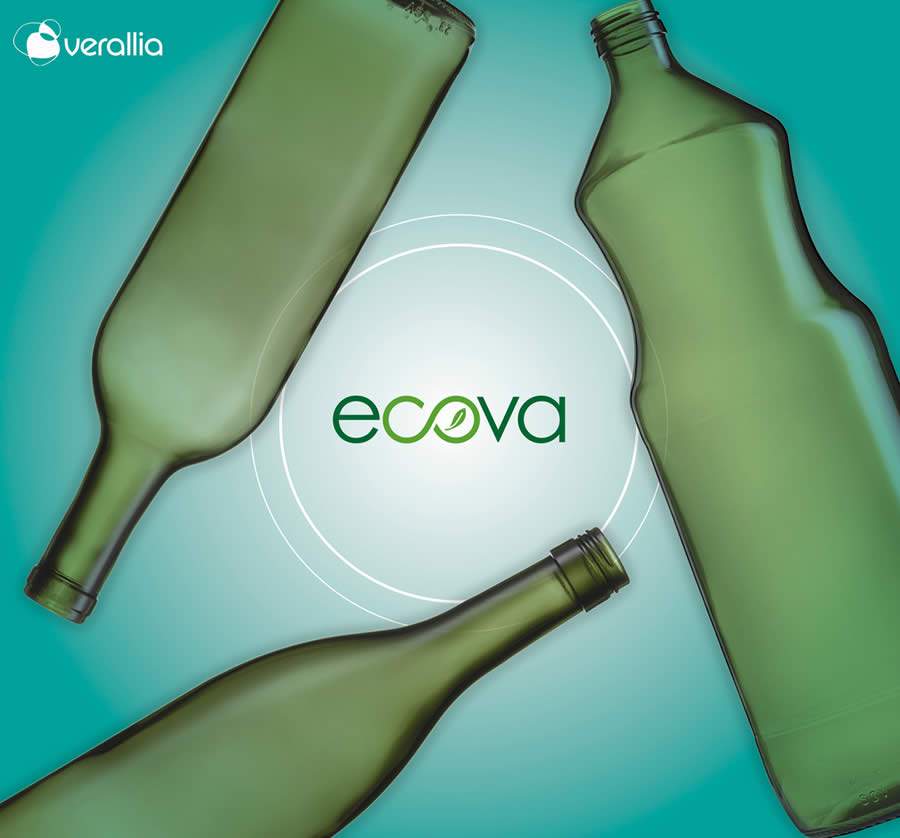 30% mais leves, garrafas ECOVA reduzem em 15% emissão de CO2 durante a produção e em 6% no transporte de embalagens - Divulgação