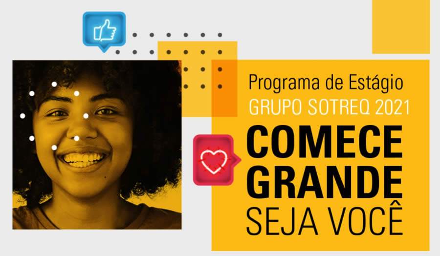 Gi Group seleciona jovens talentos para programas de estágio do Grupo Sotreq