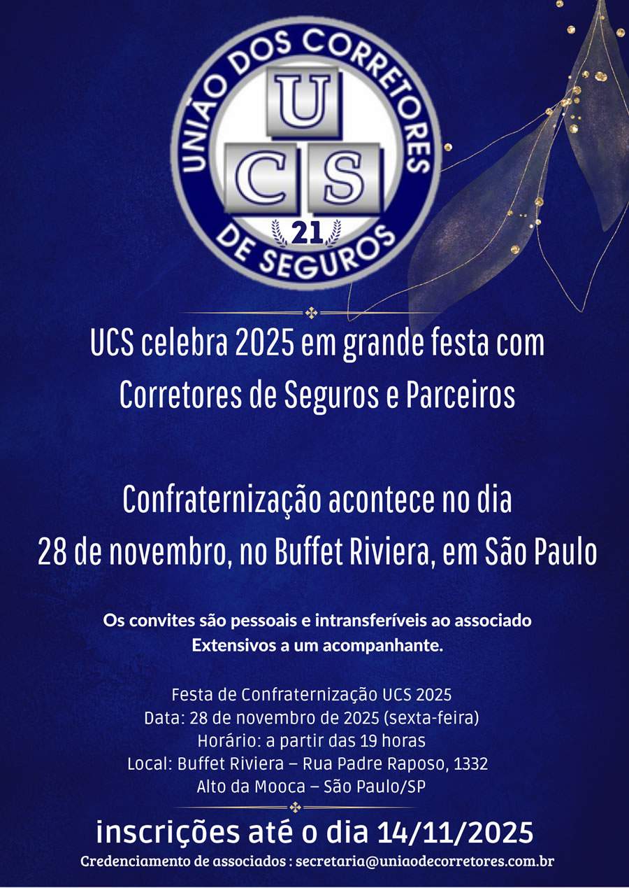 UCS celebra 2025 em grande evento com corretores de seguros e parceiros
