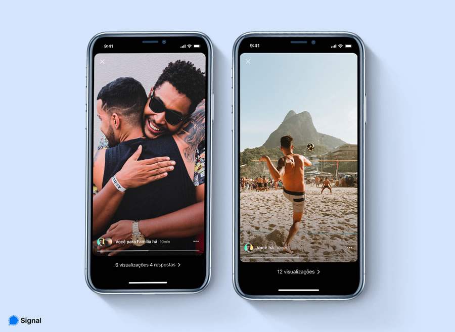 Signal apresenta Stories
