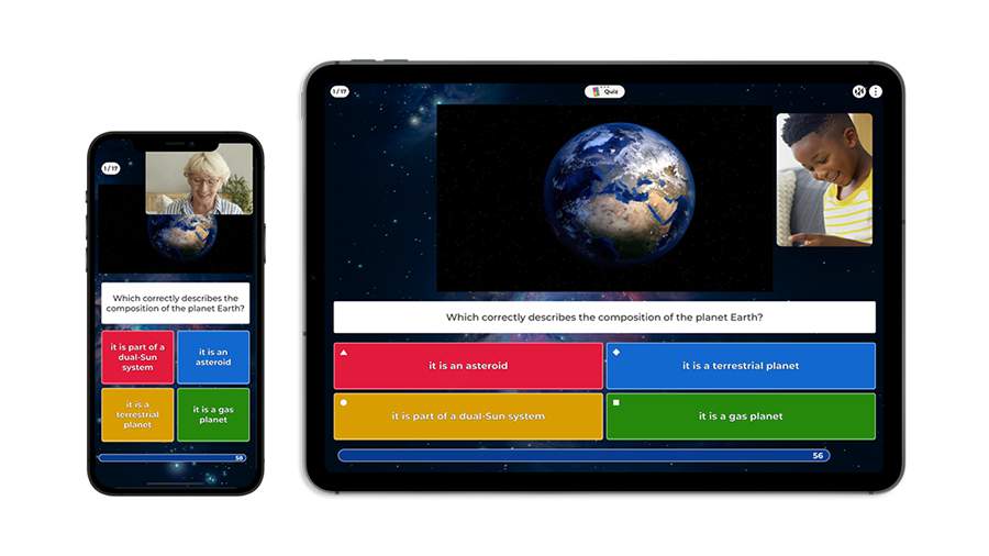 Jogos Kahoot! sincronizados com o FaceTime