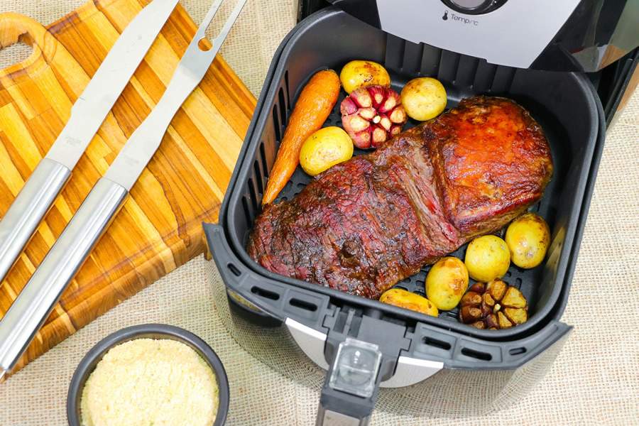 Fraldinha na fritadeira sem óleo