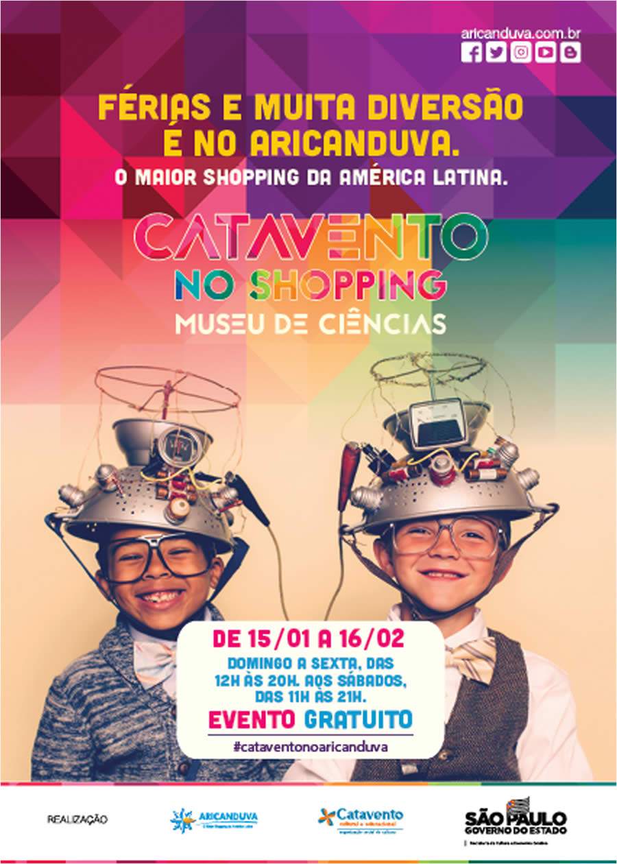 Museu Catavento, do Shopping Aricanduva - Shopping Aricanduva