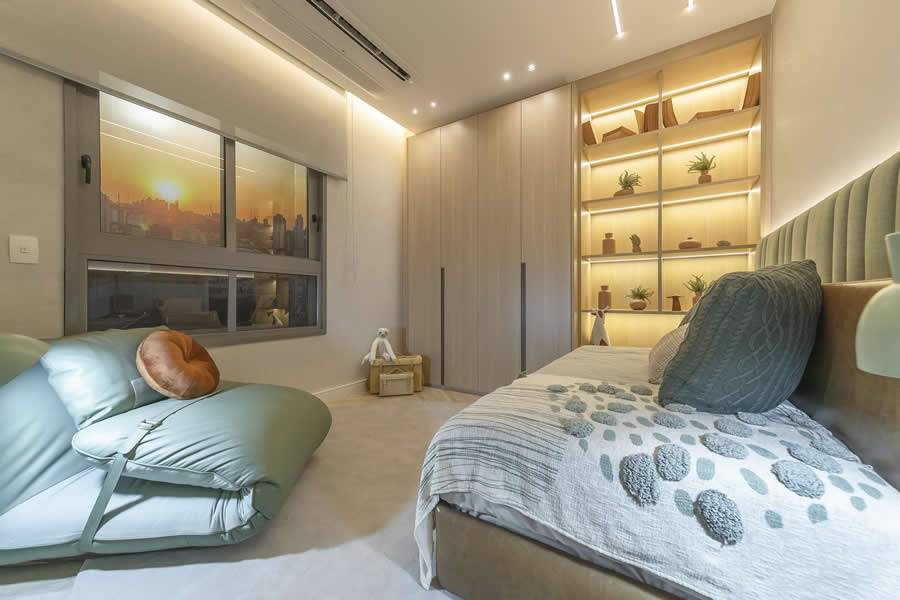 Móveis e objetos adequados à criança no empreendimento Casa Cambuí, em Campinas (SP). - Divulgação Grupo A.Yoshii