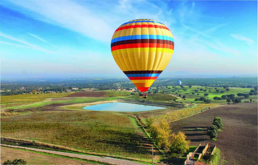 Passeio de balão em Beja - crédito Turismo do Alentejo
