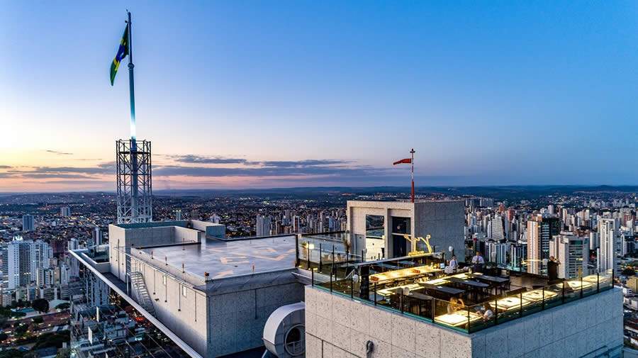 Rooftop do Órion Complex: local perfeito para fotos &#039;instagramáveis&#039; - Divulgação