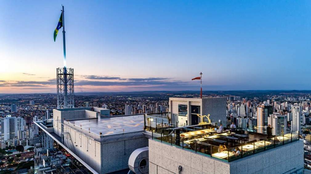 Rooftop do Órion Complex: local perfeito para fotos 'instagramáveis' - Divulgação