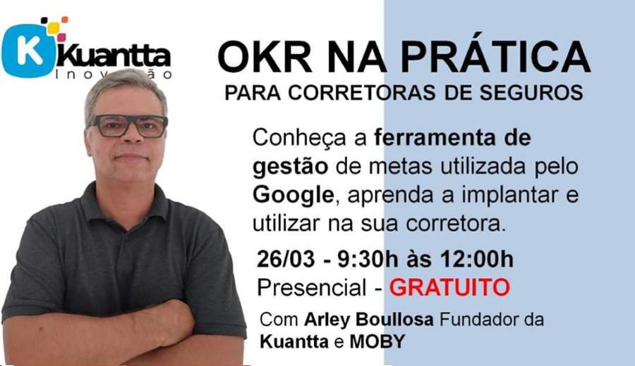 OKR na Pr&aacute;tica para corretoras de seguros &eacute; tema de curso no Rio de Janeiro