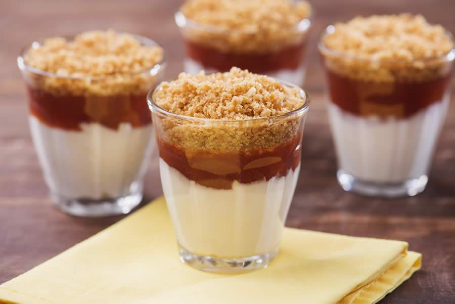 Creme de queijo com goiabada e farofa de cracker - Marca Vitarella Divulgação