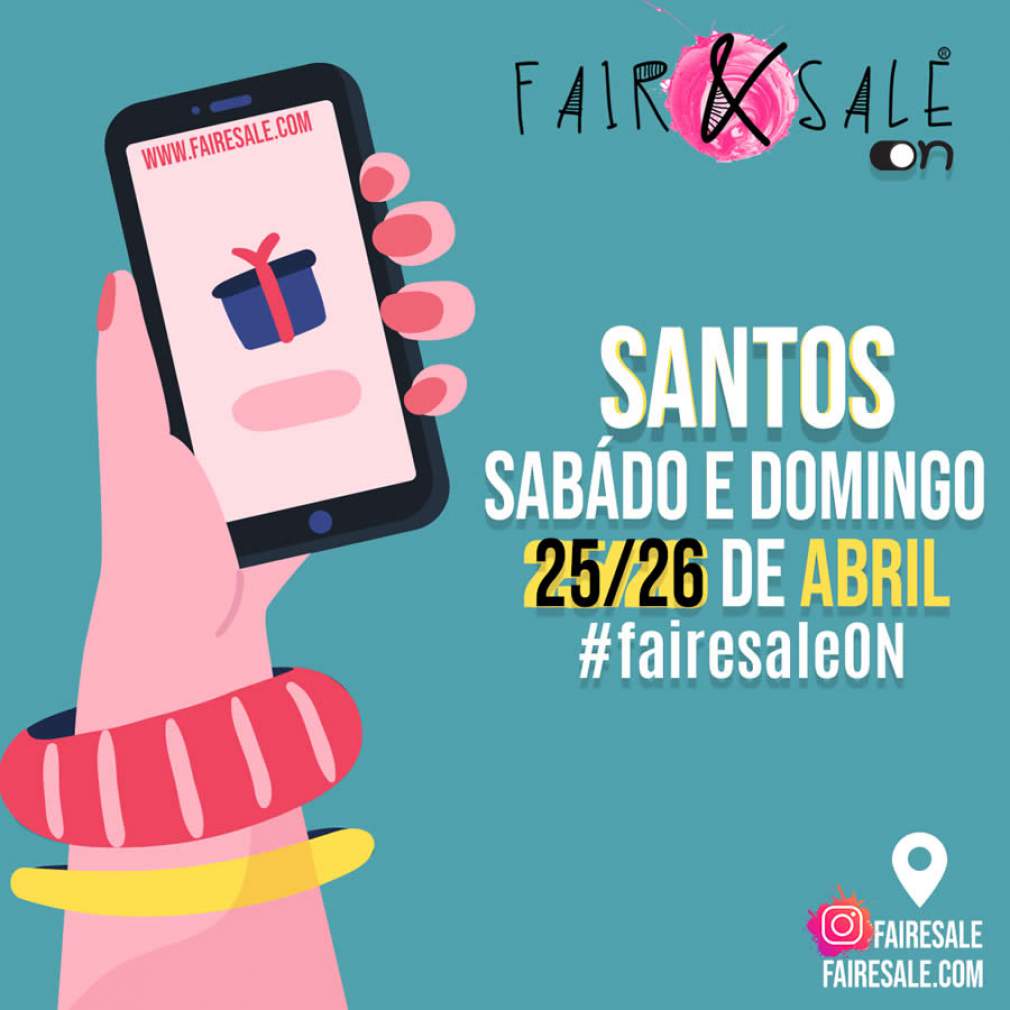 Fair&Sale realiza edição 100% online com expositores de Santos