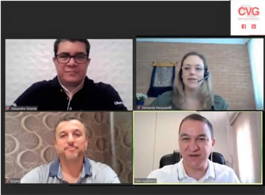 Almo&ccedil;o virtual do CVG-SP analisa o bom momento o seguro de vida