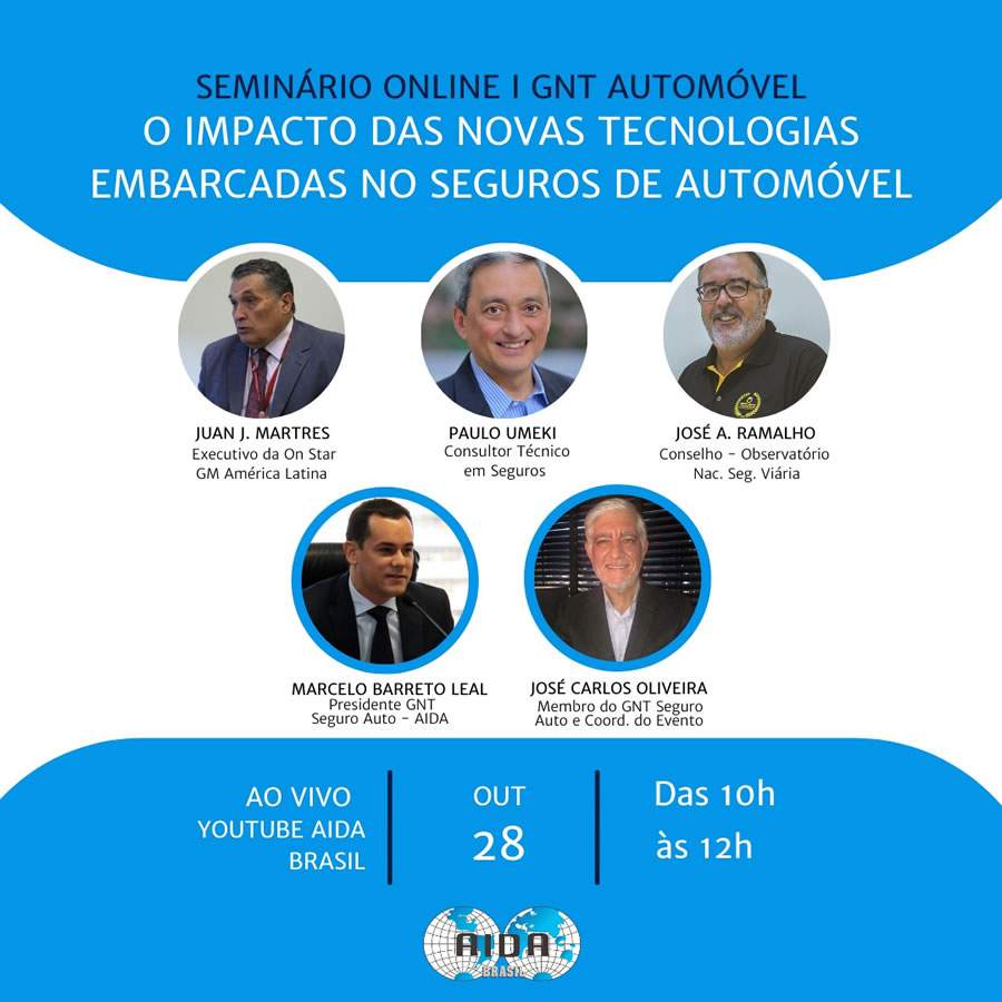 Semin&aacute;rio online GNT Autom&oacute;vel : O impacto das novas tecnologias embarcadas no seguros de autom&oacute;vel