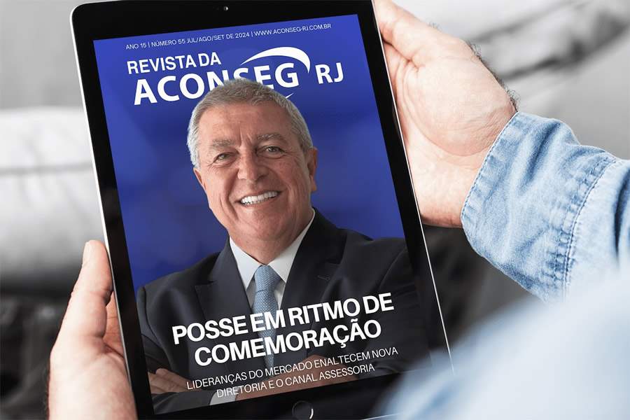 Edi&ccedil;&atilde;o 55 da Revista da Aconseg-RJ traz cobertura completa da posse da nova diretoria