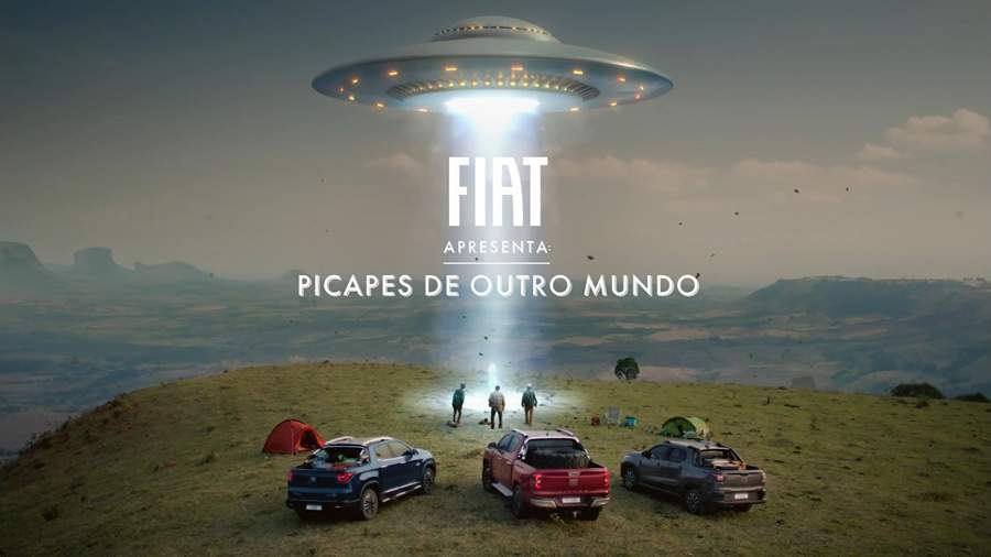 Em nova campanha, picapes da Fiat impressionam at&eacute; extraterrestres