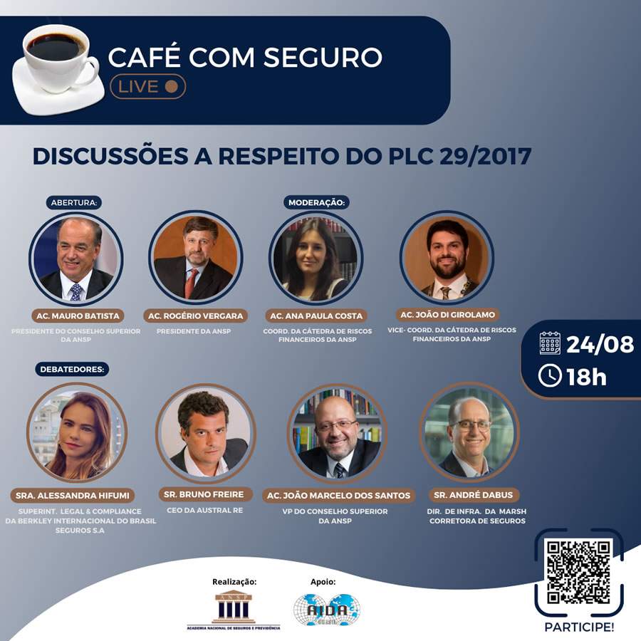 Caf&eacute; com Seguro - LIVE L Discuss&otilde;es a Respeito do PLC 29/2017