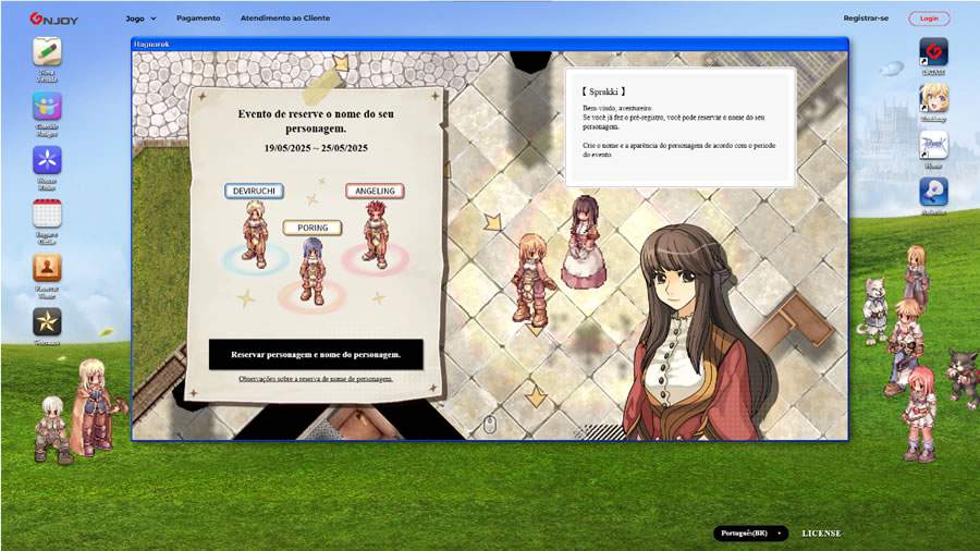 Ragnarök Online LATAM inicia evento de criação de personagens
