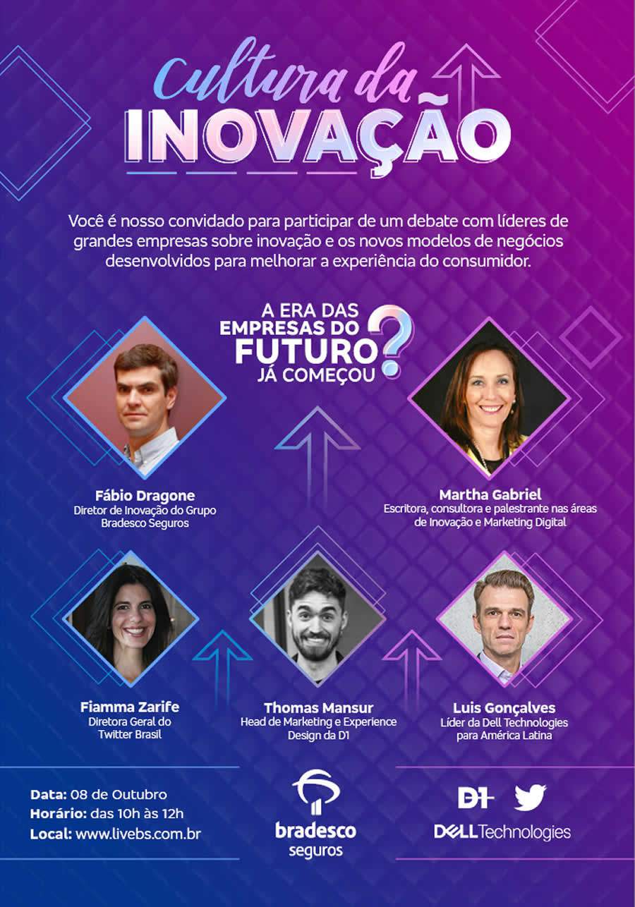 Bradesco Seguros promove mesa redonda de Inova&ccedil;&atilde;o com o tema &lsquo;A Era das Empresas do Futuro j&aacute; come&ccedil;ou?&rsquo;