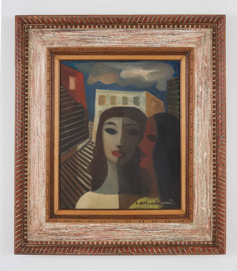   Di Cavalcanti, &ldquo;Duas mulheres&rdquo;, 1946, &oacute;leo s/ tela, 65 x 50 cm. - Foto: Divulga&ccedil;&atilde;o