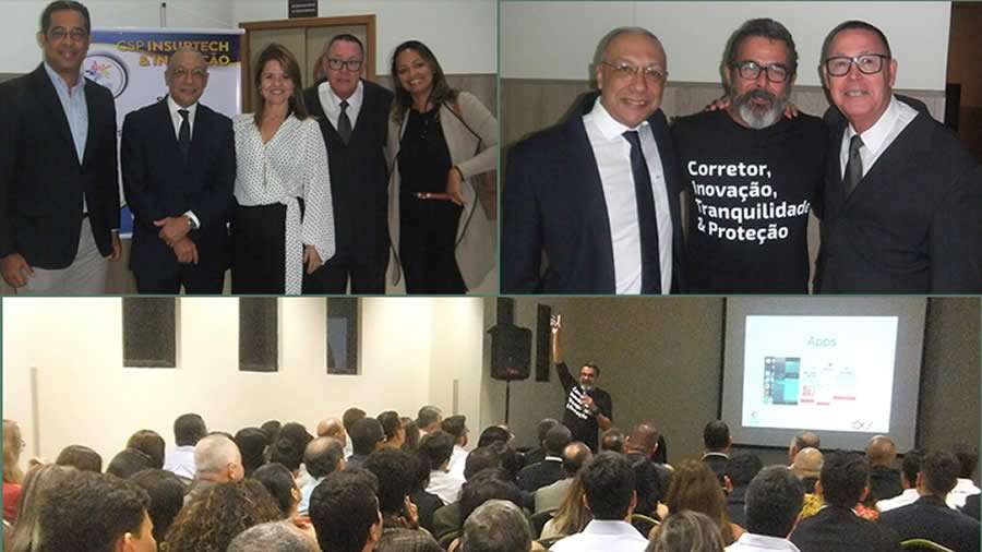O Clube dos Seguradores da Bahia presente na posse do CSP e palestra de Gustavo Doria Filho