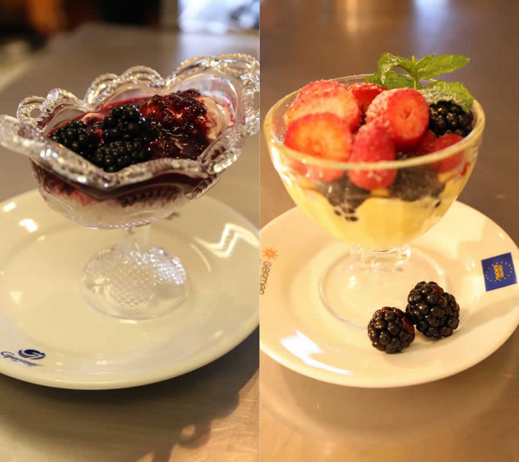 Zabaione com Frutas Vermelhas, da chef Andressa Schmidt