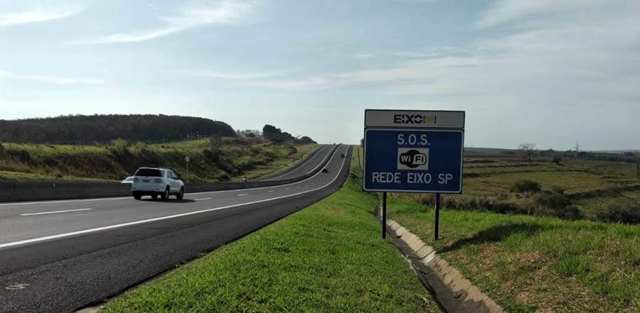 Eixo SP conecta motorista &agrave; maior extens&atilde;o rodovi&aacute;ria com Wi-fi da Am&eacute;rica Latina