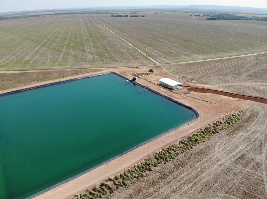 Propriedade localizada em Balsas, no Maranhão, foi a primeira no Estado a construir poço tubular de alta vazão que proporcionou utilizar os pivôs centrais