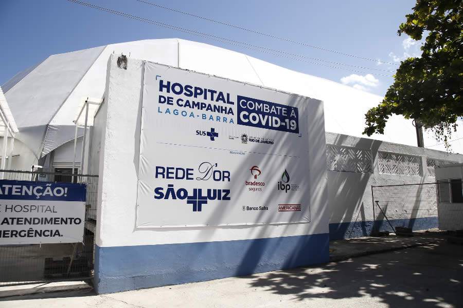 Hospital de Campanha Lagoa-Barra, no Rio, j&aacute; atendeu mais de 400 pacientes de Covid-19 em um m&ecirc;s