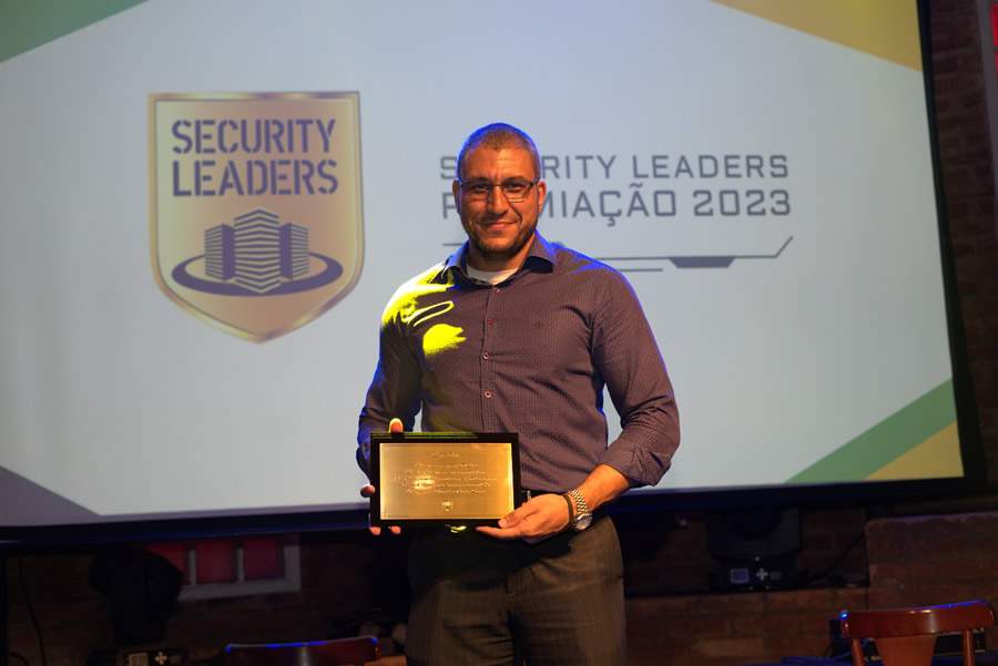 Leonel Conti, Superint Segur Informacao e Governanca da Sompo Seguros recebe Pr&ecirc;mio Security Leader 2023