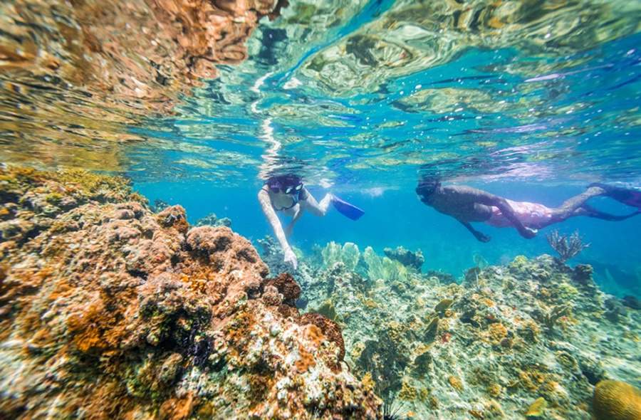 Praticar mergulho é uma das atividades para fazer em família em Anguilla. Crédito: Visit Anguilla