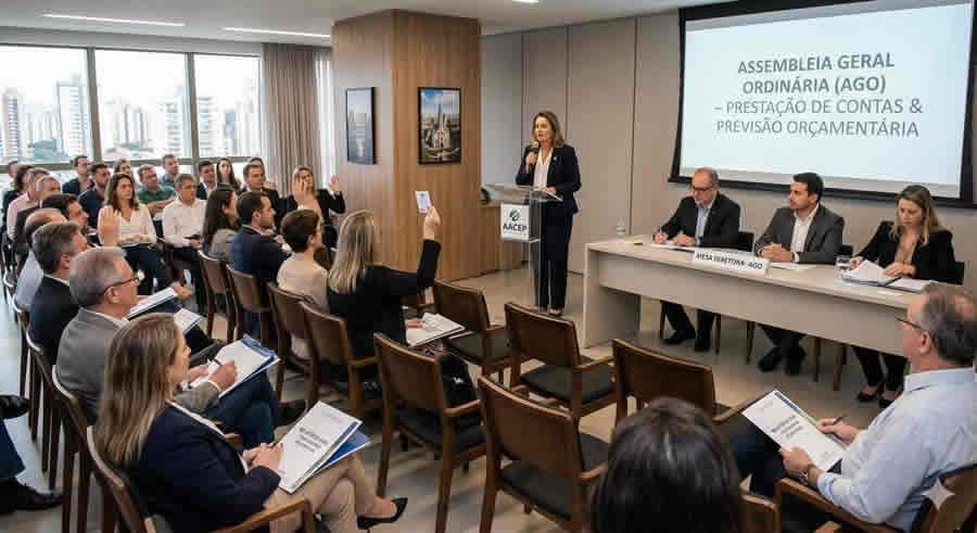  Cr&eacute;dito Reuni&atilde;o ilustrativa de AGO - Reprodu&ccedil;&atilde;o AACEP